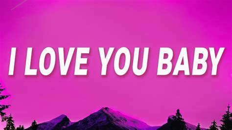 i love you baby song|i love you baby singer.